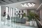Preview: Moderne LED-Deckenleuchte mit kreativem Design